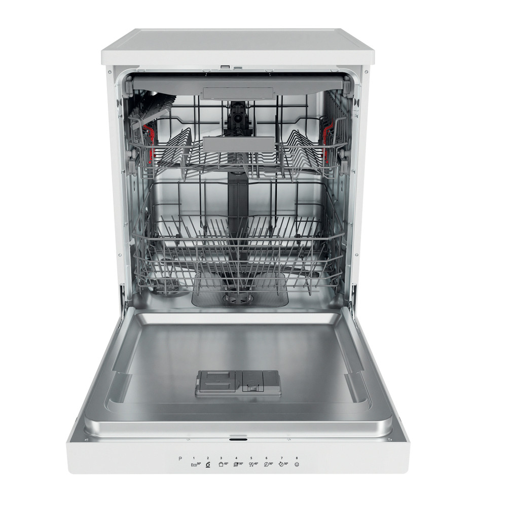 Whirlpool Umývačka riadu Voľne stojace WH4FFB14BN6W Voľne stojace B Frontal open