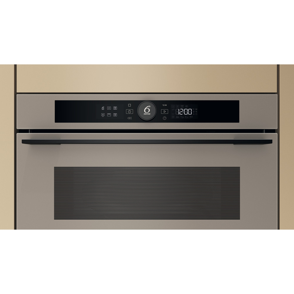 Whirlpool Mikrohullámú sütő Beépíthető WMD54MBG Urban beige Elektromos 31 Mikrohullám+Grill funkció 1000 Control panel