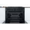 Indesit Double Cooker ID67G0MCB/UK Black A+ Cavity