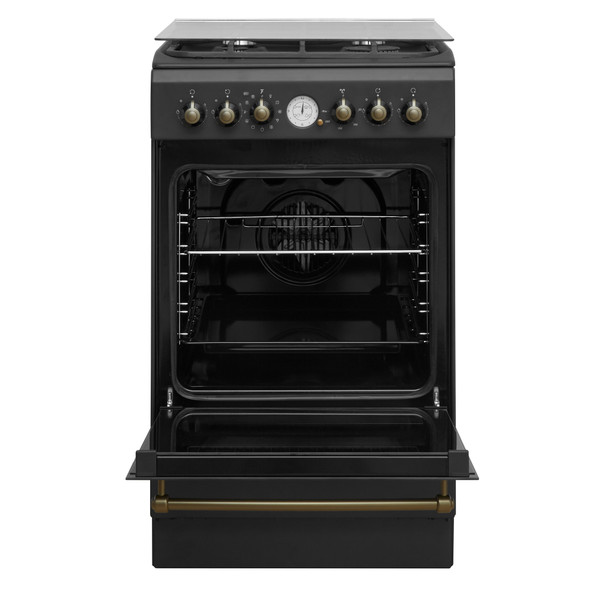 Indesit Plīts IS5G8MHA/E/1 Antracīts Gāzes Frontal open