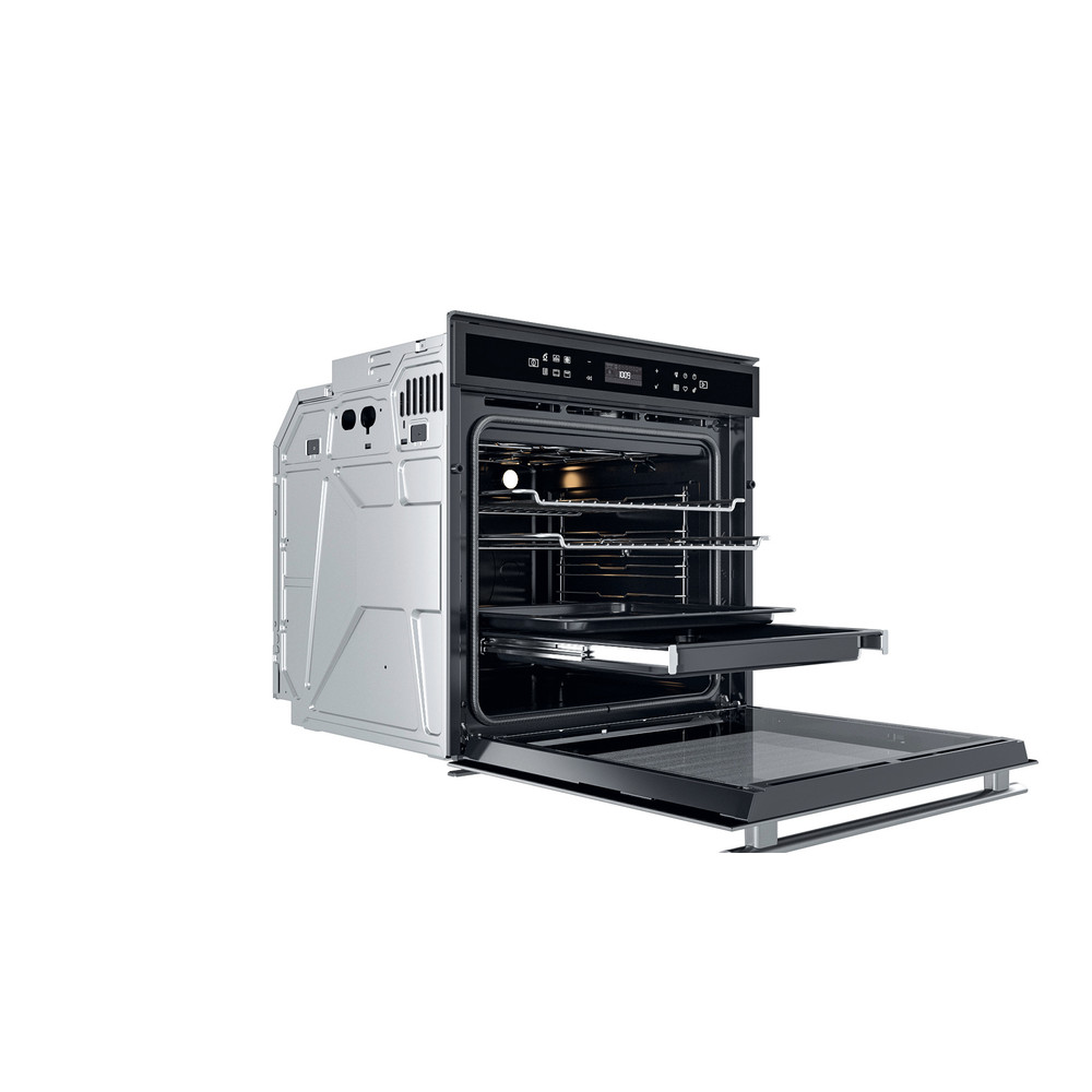 Whirlpool Four Encastrable W6 OM4 4S1 P BSS Electrique A+ Perspective open