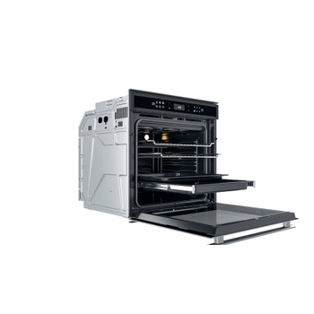 Whirlpool Four Encastrable W6 OM4 4S1 P BSS Electrique A+ Perspective open