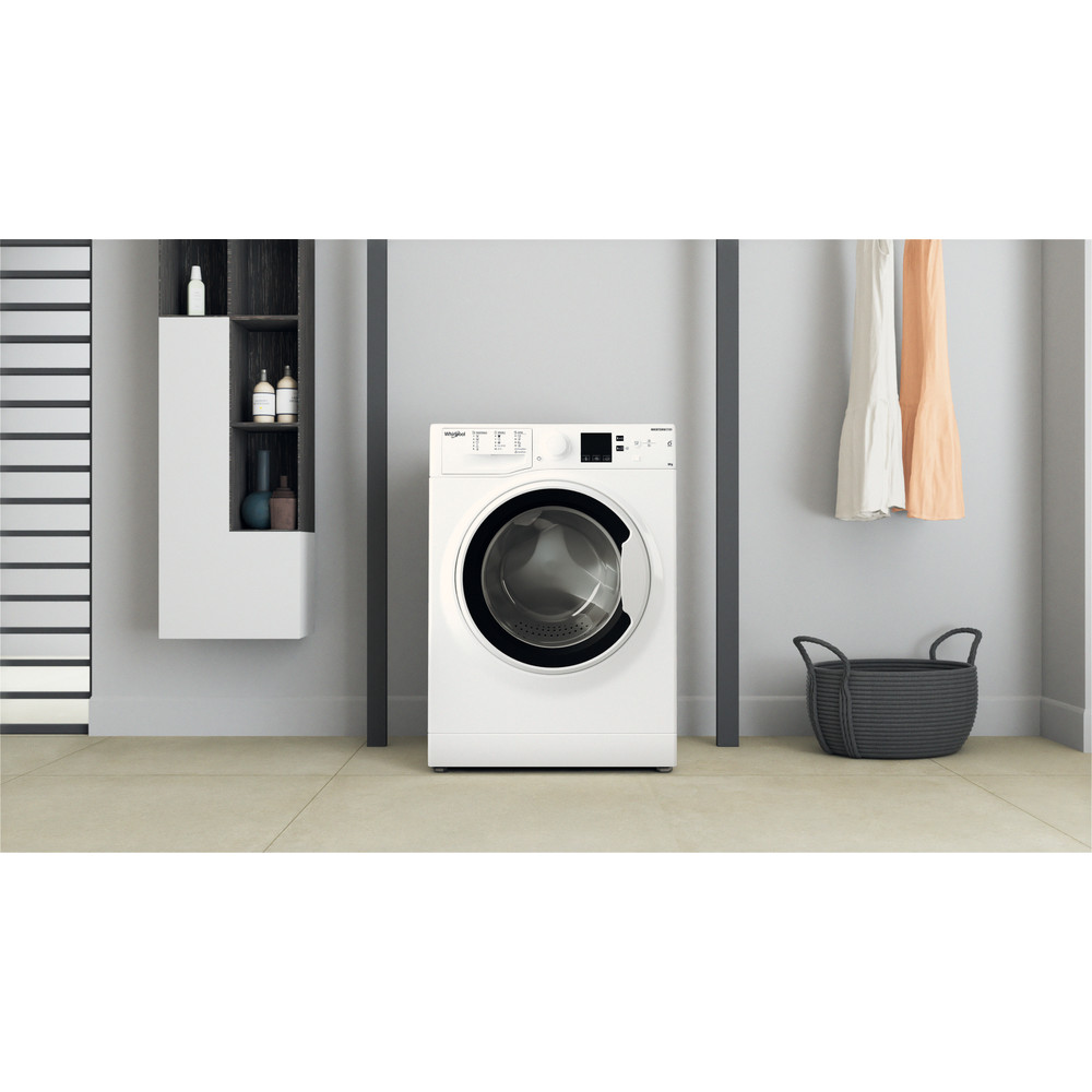 Whirlpool Práčka Voľne stojace WRBSS 6249 W EU Biela Spredu plnená C Lifestyle frontal