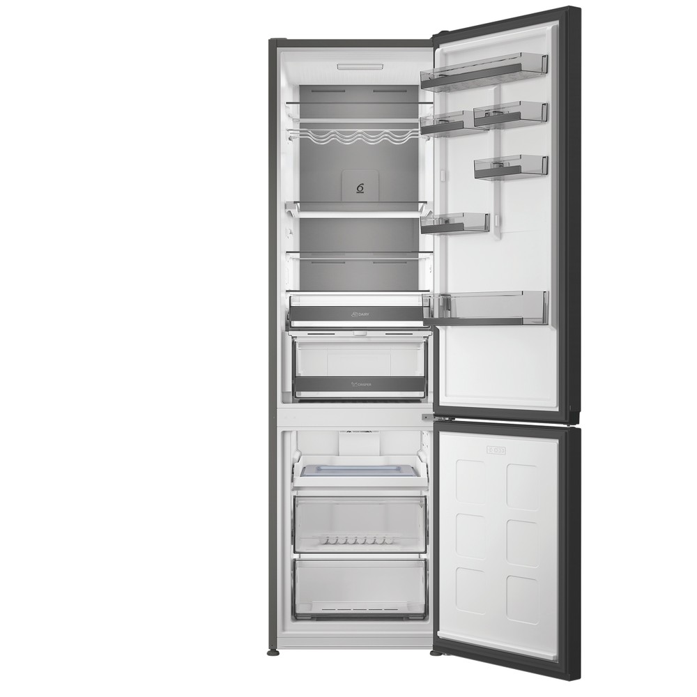 Whirlpool Kombinovaná chladnička s mrazničkou Voľne stojace WHK 26414 XR8E ARC 764 Manhattan Gray 2 doors Frontal open