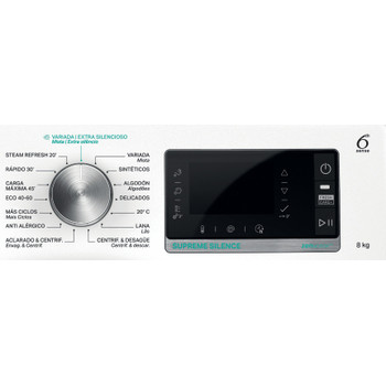 Whirlpool Lavadora Libre instalación W7X W845WR SPT Blanco Cargador frontal B Program