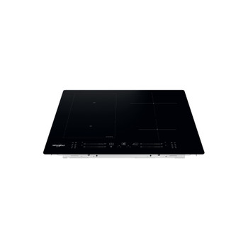 Whirlpool Table de cuisson WL S7960 NE Noir Induction vitroceramic Frontal top down