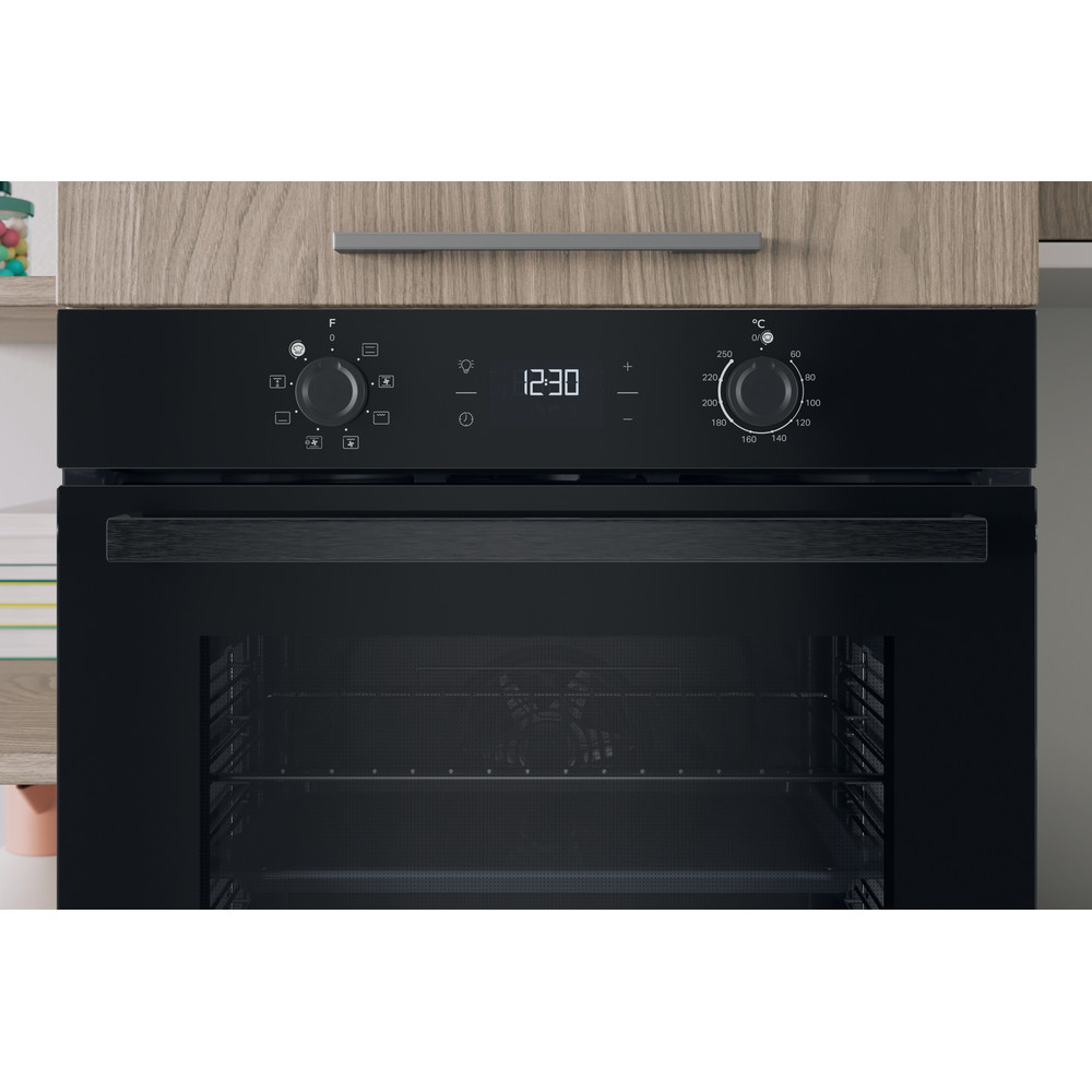 Indesit Φούρνος Εντοιχιζόμενο IO K55C B Ηλεκτρική A Lifestyle control panel