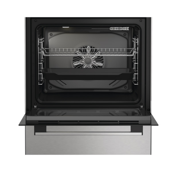 Indesit Cuisinière I6V5LCX Inox Electrique Lifestyle frontal open