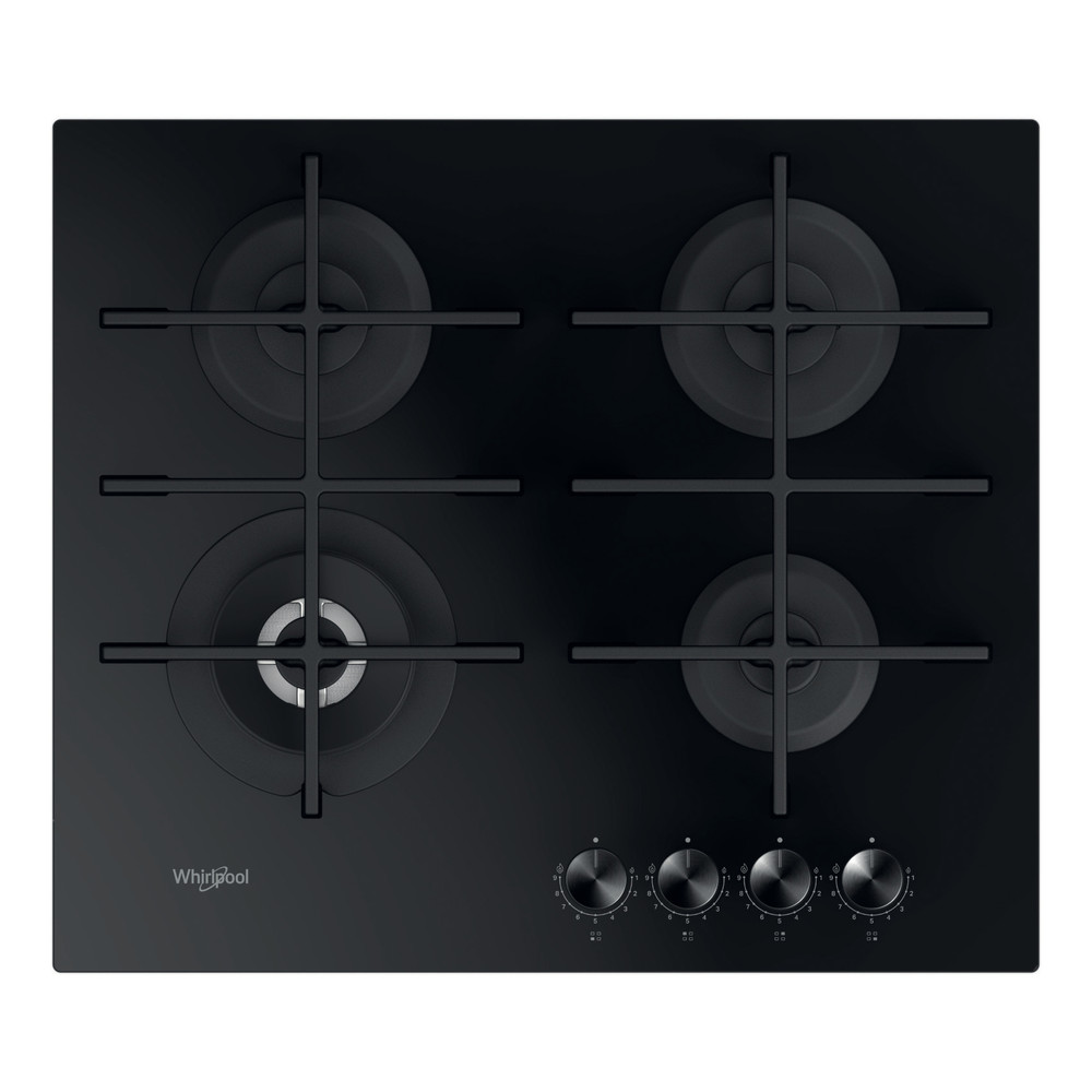 Whirlpool Hob GOWL 628/NB Black Gas Frontal