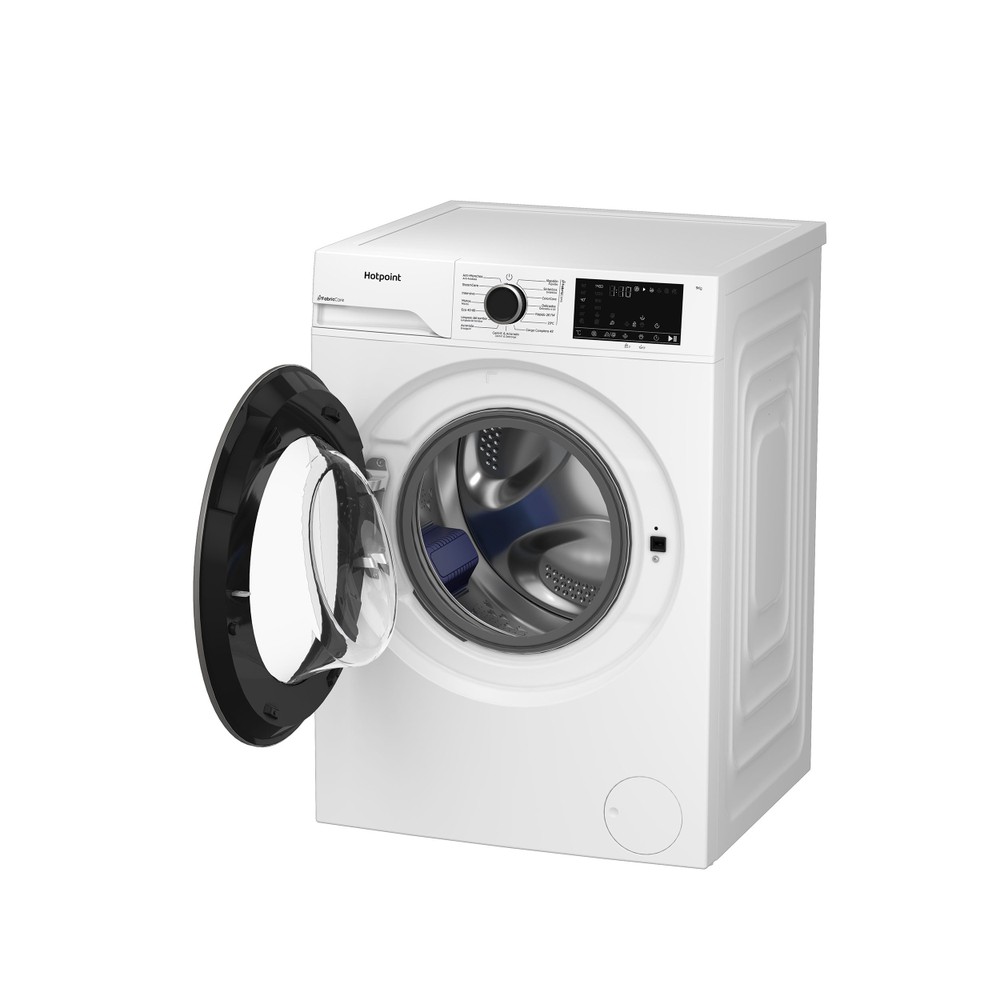Hotpoint Máquina de lavar roupa Livre Instalação HB 93 CARE SPT Branco Carga Frontal A Perspective open
