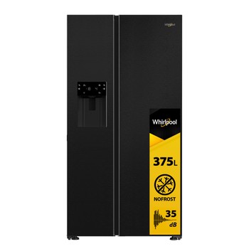 Whirlpool Side-by-Side Livre Instalação WHG2 6574W XK5E ARC 764 Manhattan Gray Frontal open