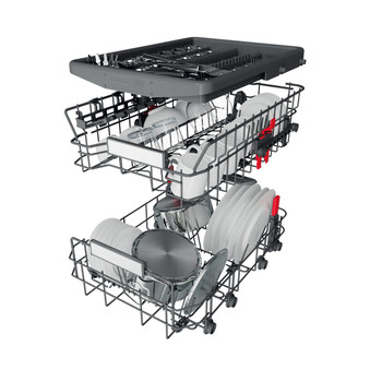 Whirlpool Myčka nádobí Volně stojící WSFO 3O23 PF Volně stojící E Technical Translucent