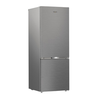 Whirlpool Koel/vriescombinatie Vrijstaand WHK2 5494 X8E Pearl Inox 2 deuren Perspective
