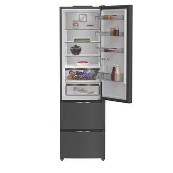 Whirlpool Racitor-congelator combinat Independent WHKF 6353 XBR6E ARC 764 Manhattan Gray 2 doors Lifestyle frontal open
