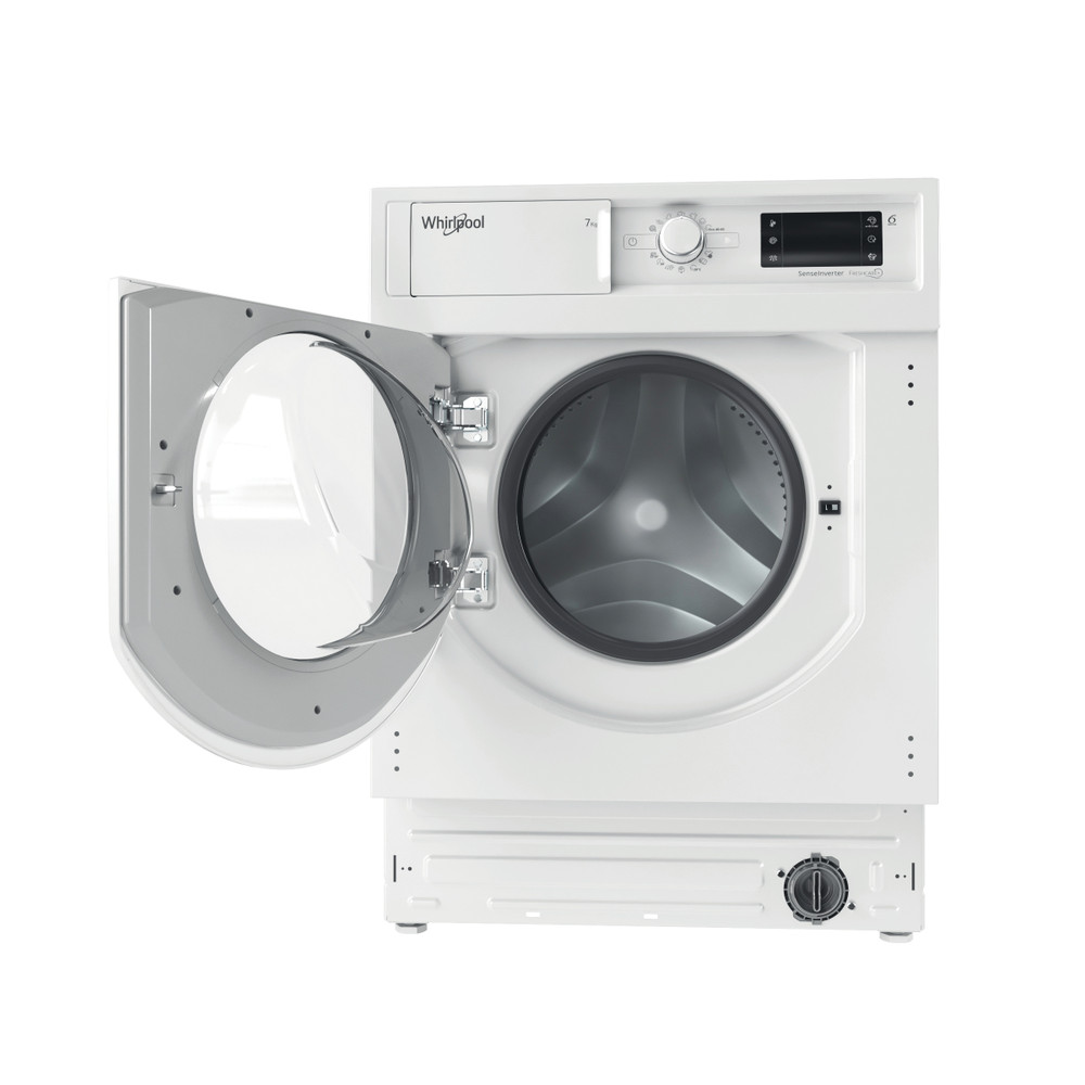 Whirlpool Mosógép Beépíthető BI WMWG 71483E EU N Fehér Elöltöltős D Frontal open