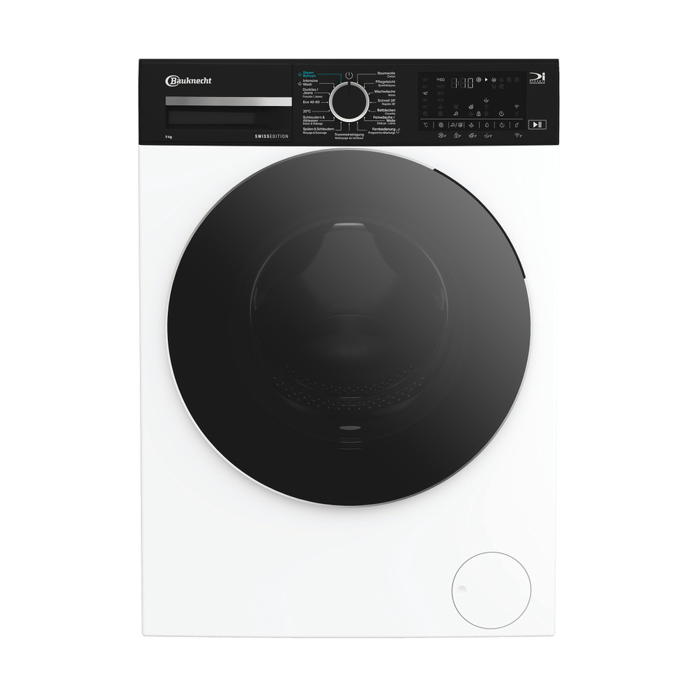 Bauknecht Waschmaschine Standgerät BKWM8109 Weiss Frontlader A Frontal