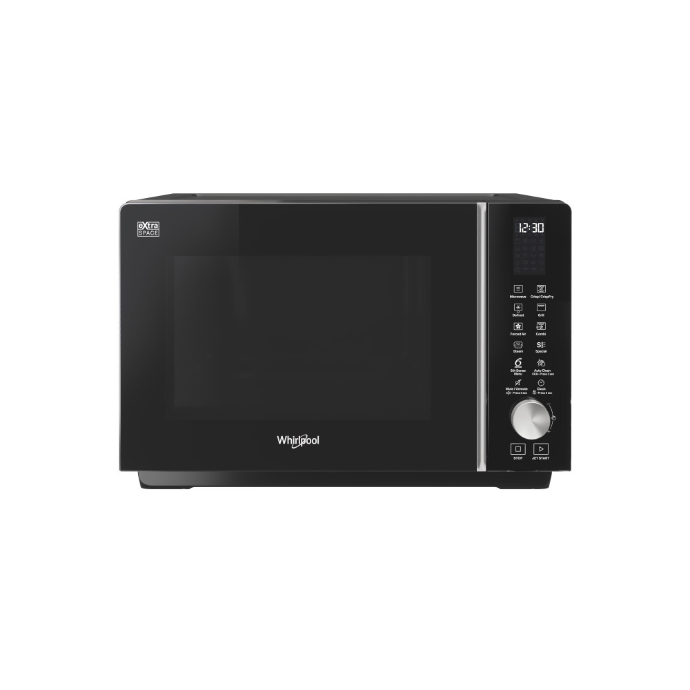 Whirlpool Magnetron Vrijstaand MWF 259 B Zwart Elektronisch 25 MW-Combi 800 Frontal open