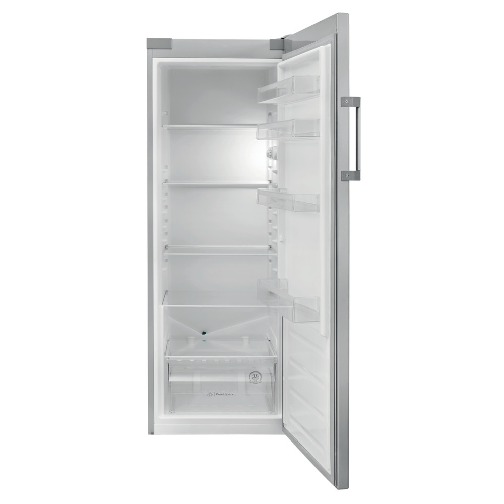 Indesit Ledusskapis Brīvi stāvošs SI6 2 S EU Sudraba Frontal open