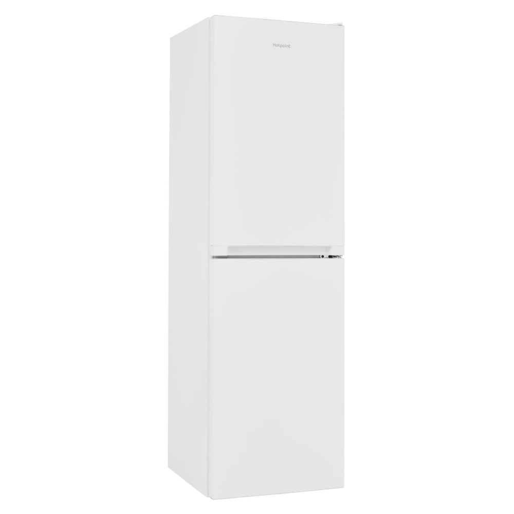 Hotpoint Fridge-Freezer Combination Free-standing HBNF 55182 W UK White 2 doors Perspective