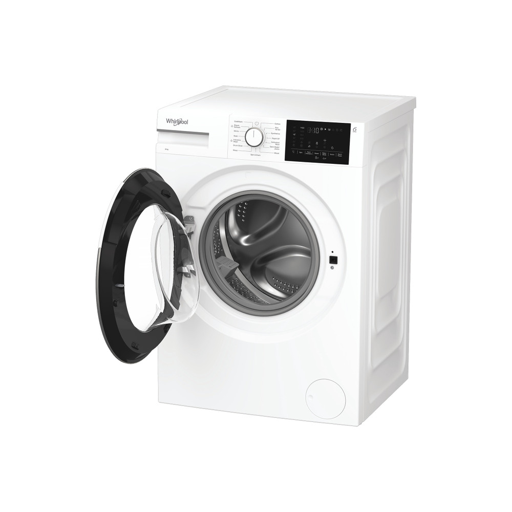 Whirlpool Tvättmaskin Fristående AMM 86W EE White Front loader A Perspective open