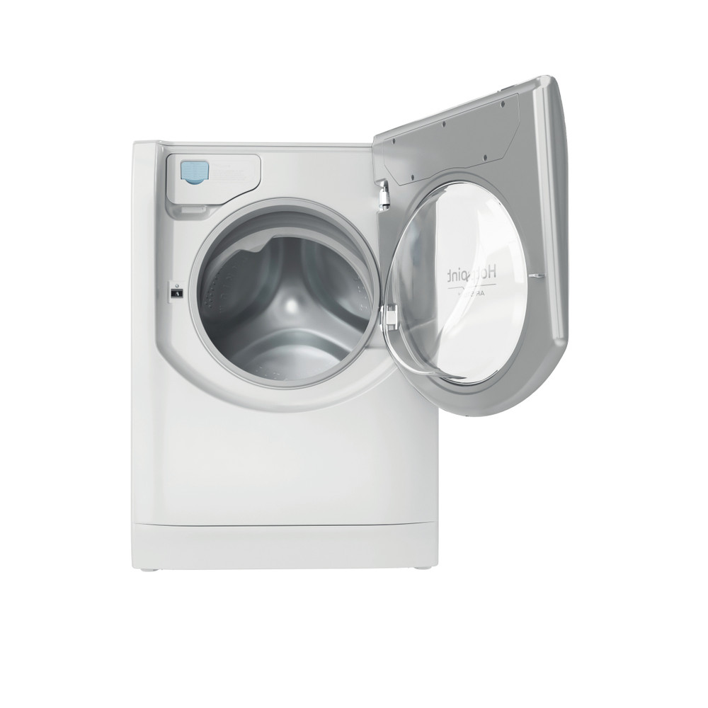 Hotpoint_Ariston Pralka Wolnostojący AQ104D497SD EU/B N Biały Ładowany od frontu B Frontal open