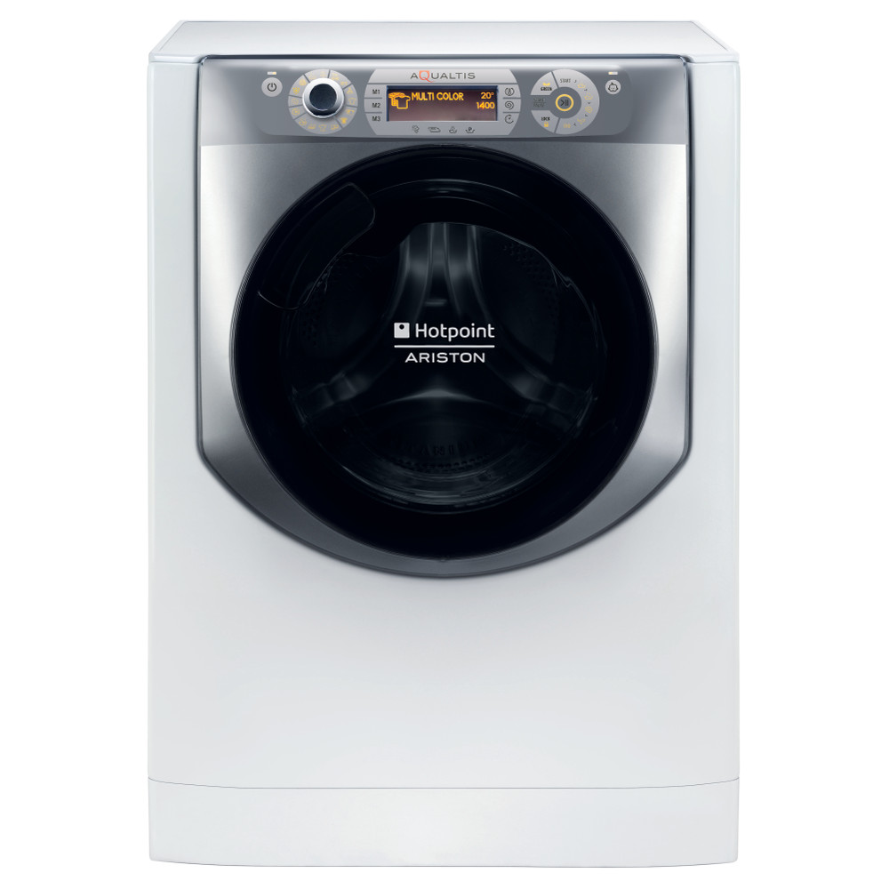 Hotpoint_Ariston Pralka Wolnostojący AQ104D497SD EU/B N Biały Ładowany od frontu B Frontal