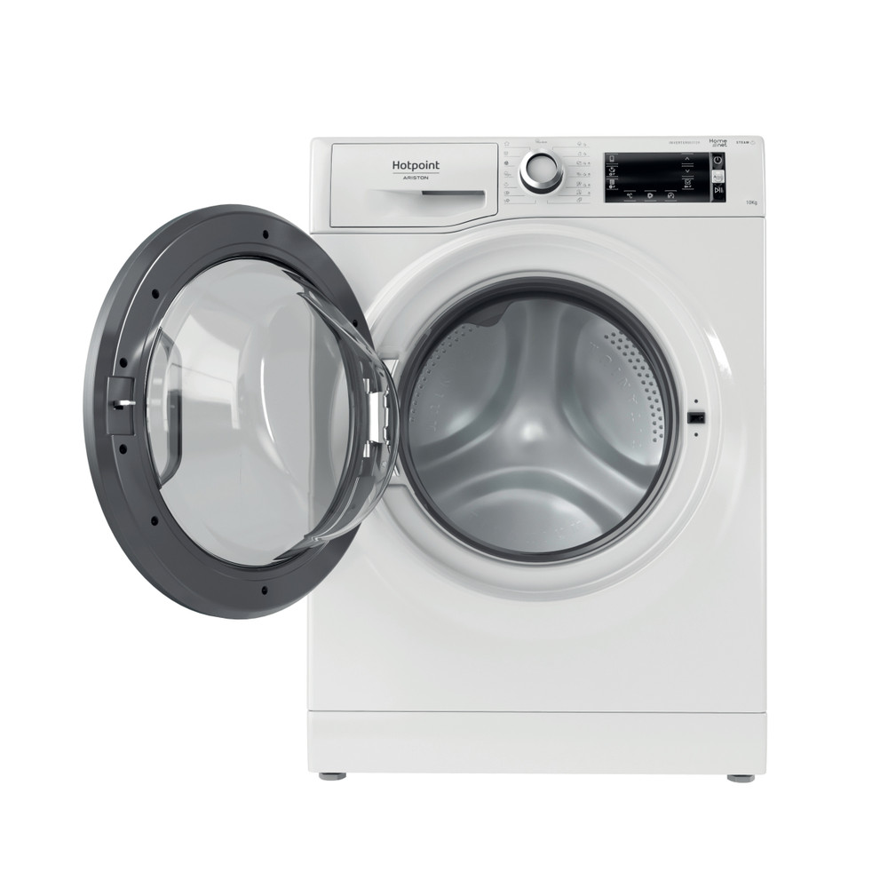 Hotpoint_Ariston Lavadora Libre instalación NLCD 10448 WD AW EU N Blanco Cargador frontal B Frontal open