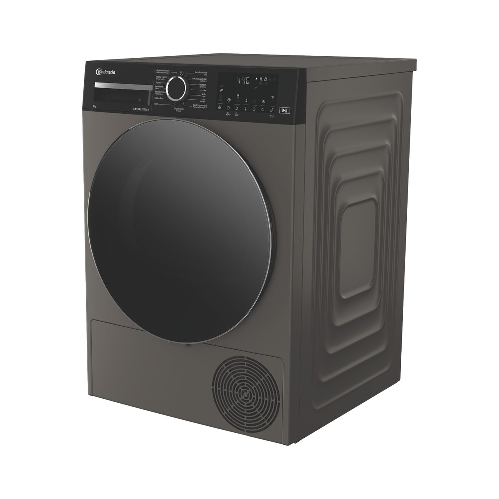Bauknecht Trockner BKTR8209 Manhattan Grey Perspective