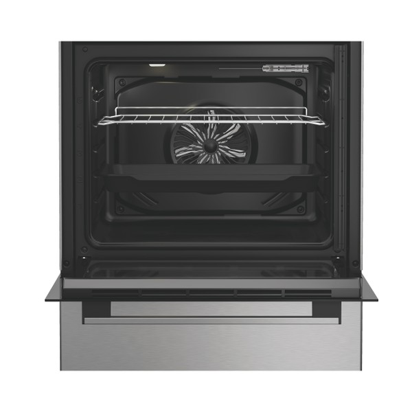 Indesit Κουζίνα I6V8LMX Inox Ηλεκτρική Lifestyle frontal open