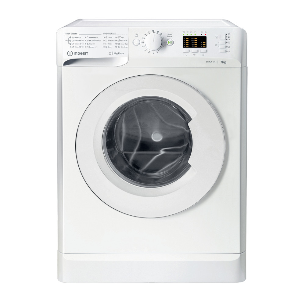 Indesit Πλυντήριο ρούχων Ελεύθερο MTWA 71252 W EE Λευκό Front loader Ε Frontal