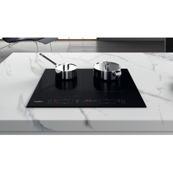 Whirlpool Varná deska WL B1160 BF Černá Induction vitroceramic Lifestyle frontal top down