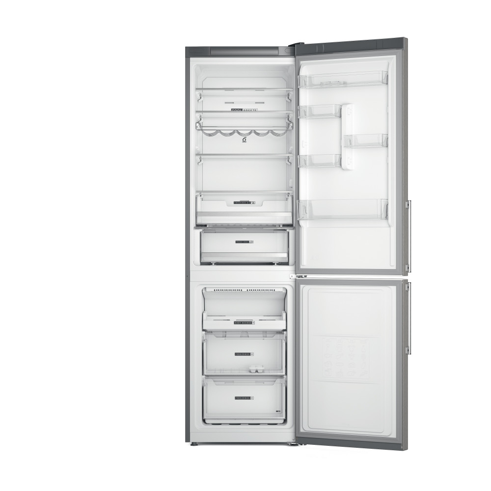 Whirlpool Kombinirani hladnjak Samostojeći W7X 92O OX H Optički Inox 2 doors Frontal open