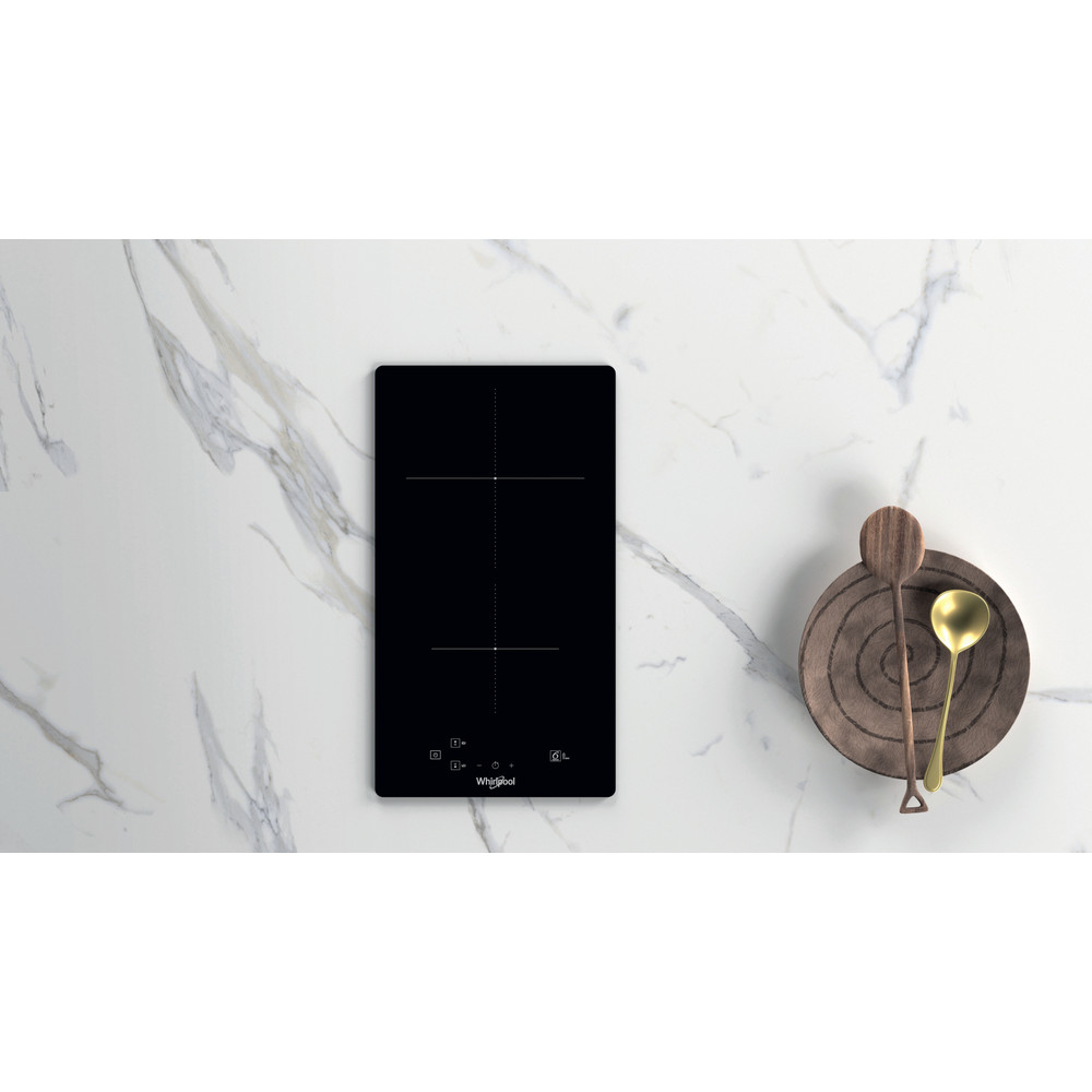 Whirlpool Placa WS Q0530 NE Preto Induction vitroceramic Lifestyle frontal