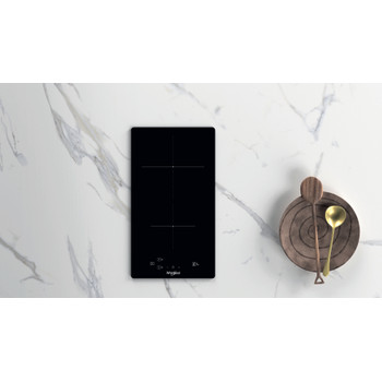 Whirlpool Kookplaat WS Q0530 NE Zwart Induction vitroceramic Lifestyle frontal