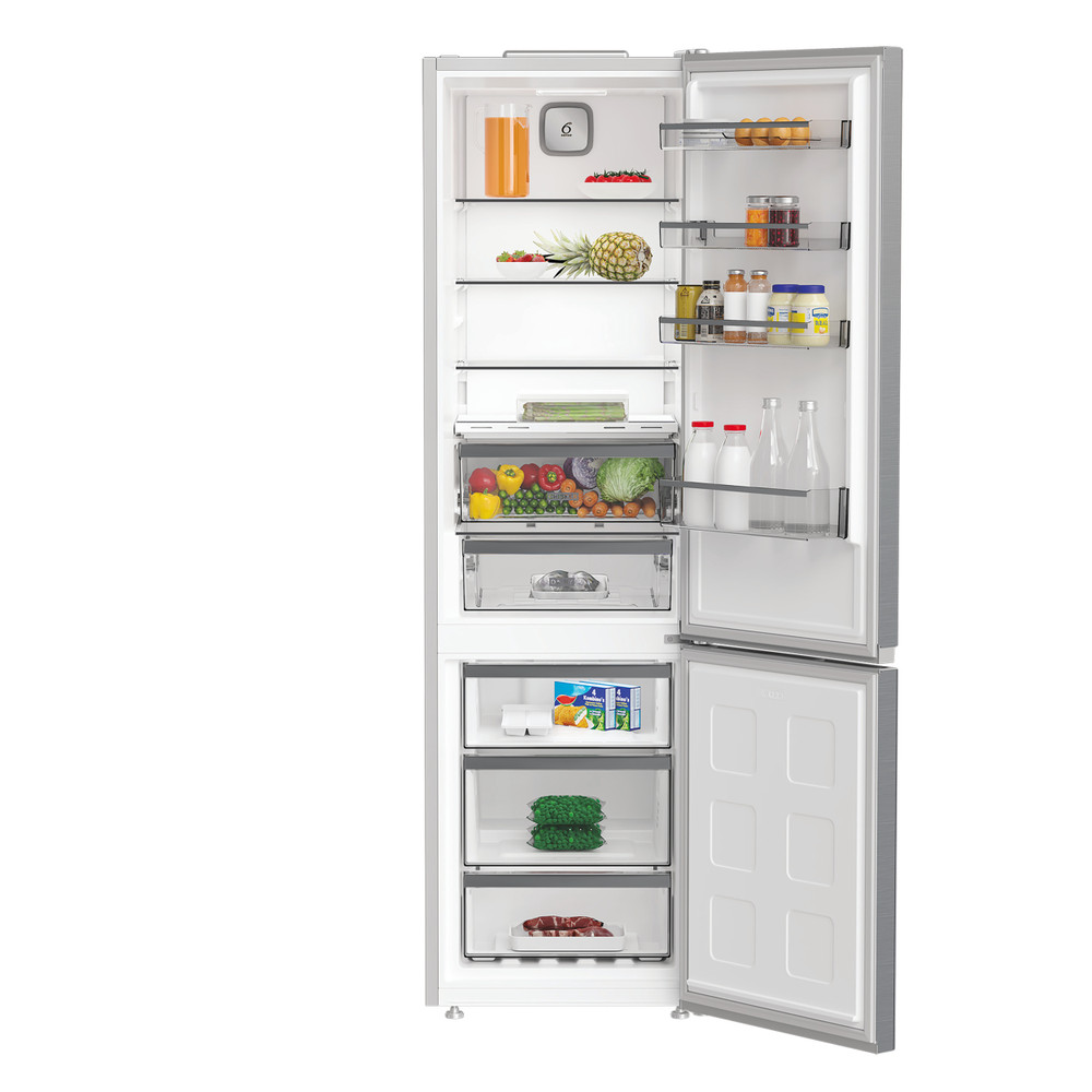 Whirlpool Combinación de frigorífico / congelador Libre instalación WHK 26404 XP5E Pearl Inox 2 doors Lifestyle frontal open