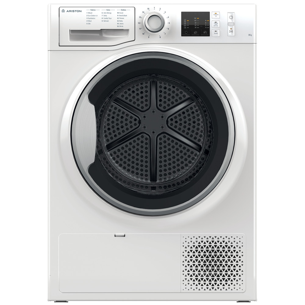 Ariston condenser tumble dryer freestanding 8 0kg NT CM10 8BSK 60Hz