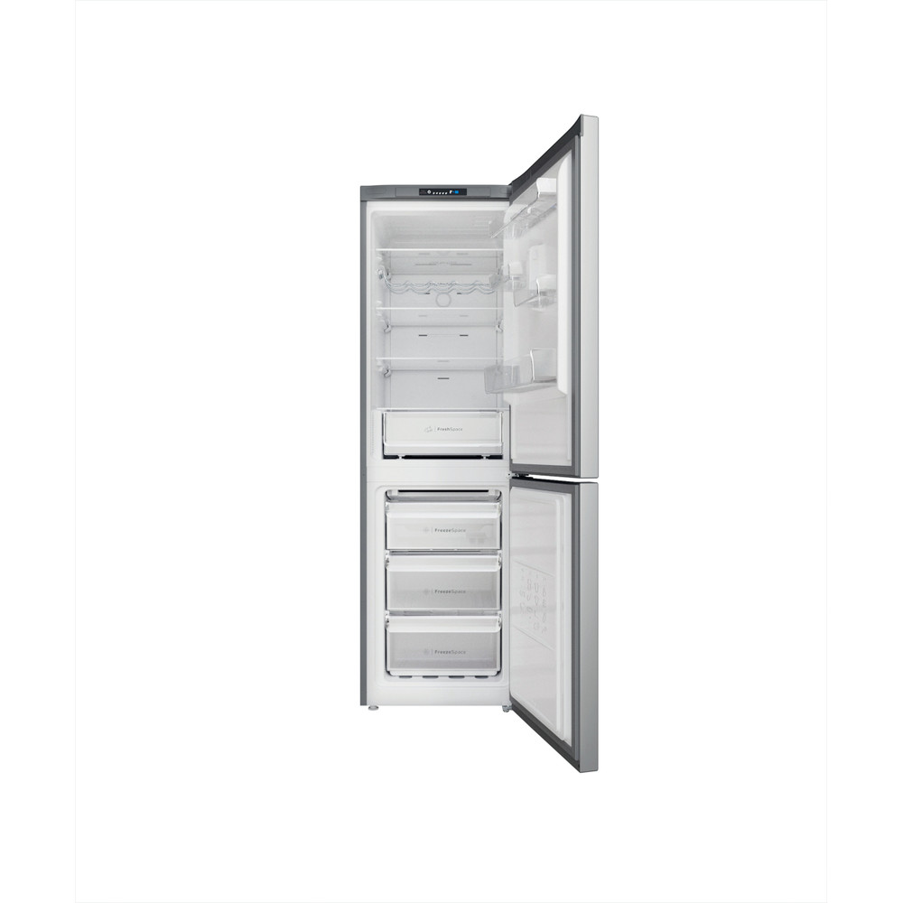 Indesit Холодильник с морозильной камерой Отдельно стоящий INFC8 TI21X 0 Inox 2 doors Frontal open
