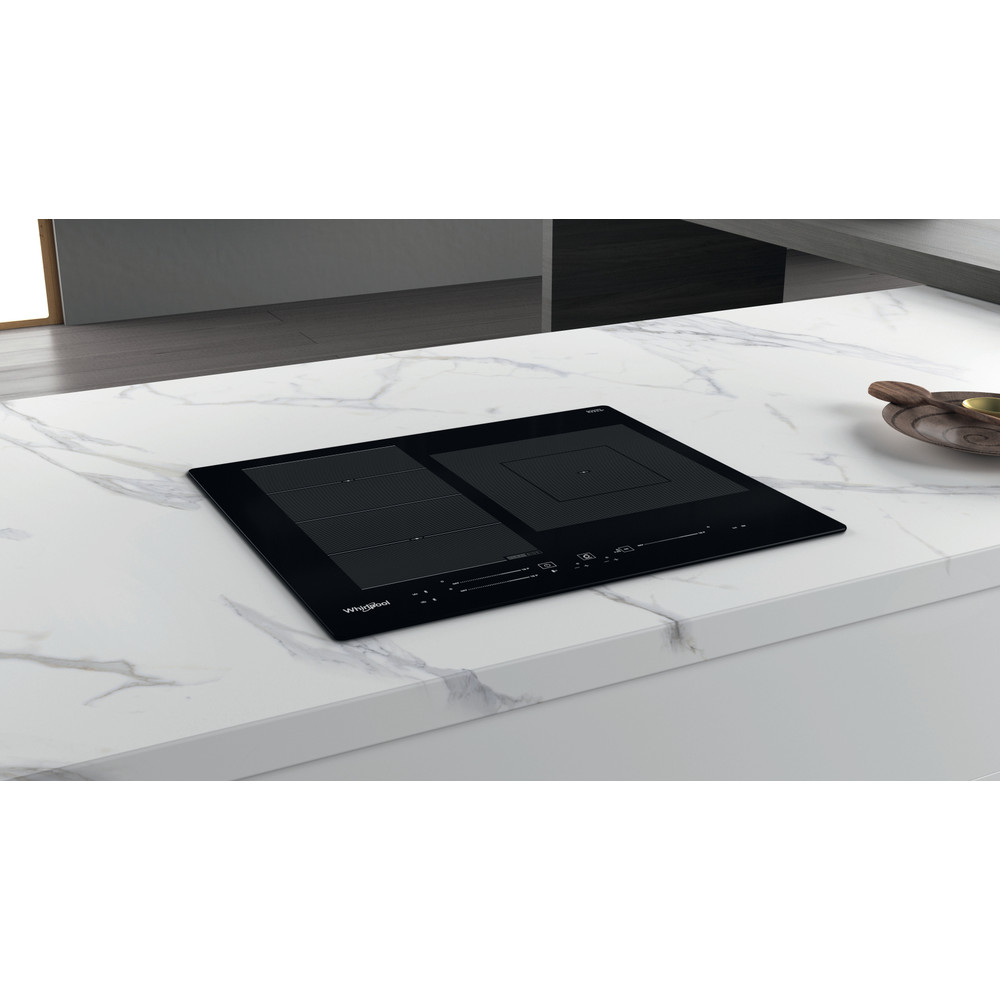 Whirlpool Encimera WF S9560 NE Negro Induction vitroceramic Lifestyle perspective