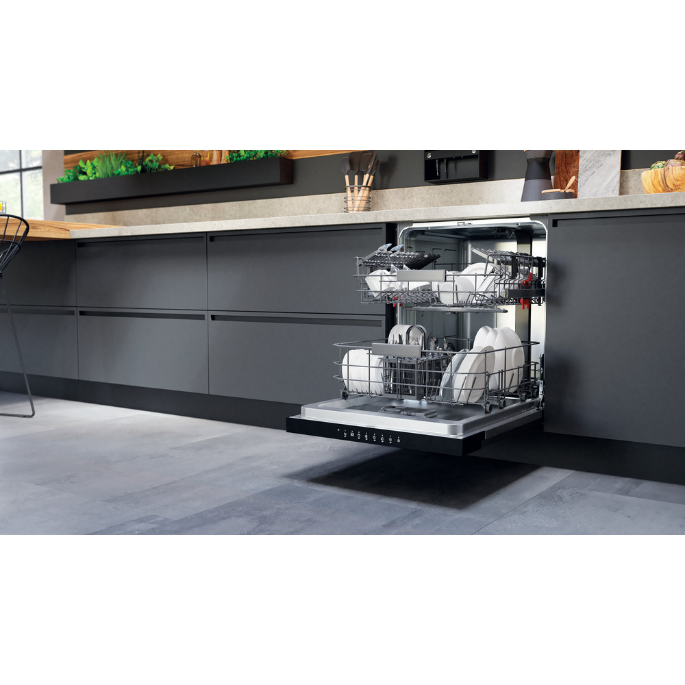 Bauknecht Lave-vaisselle Appareil encastrable BCBC 3C26 B CH Intégrable E Lifestyle perspective open