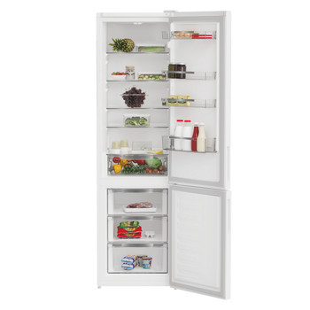 Indesit Комбиниран хладилник с камера Свободностоящи INKS 1401 W4E Бял 2 врати Lifestyle frontal open