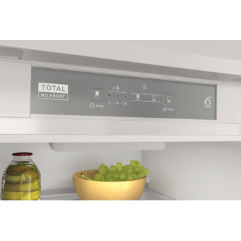 Whirlpool Koel-vriescombinatie Inbouw WHC18 T323 Wit 2 deuren Control panel