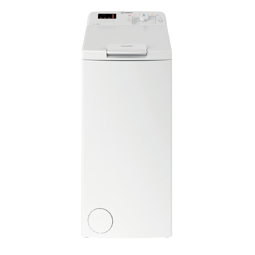 Indesit Perilica za rublje Samostojeći BTW S6230P EU/N Bijela Gornje punjenje D Frontal