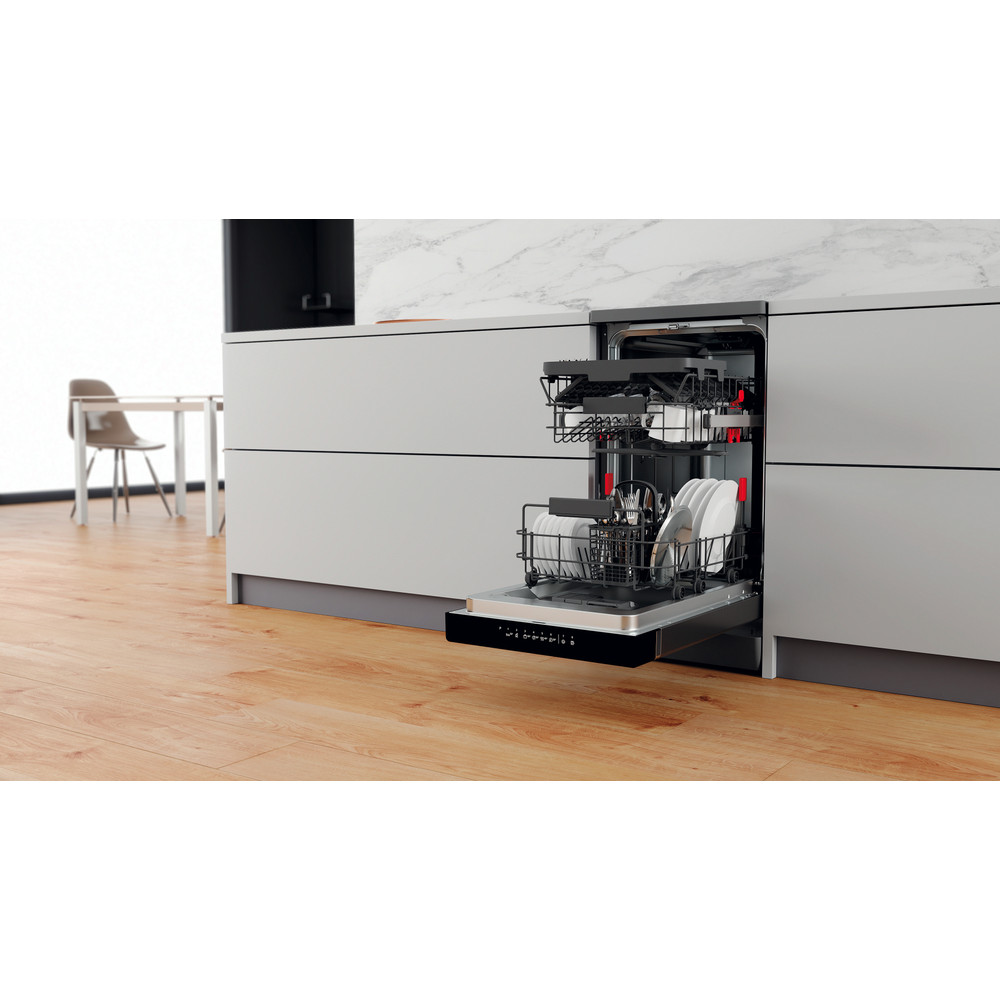 Whirlpool Mosogatógép Szabadonálló WSFO 3T125 6PC X Szabadonálló E Lifestyle perspective open