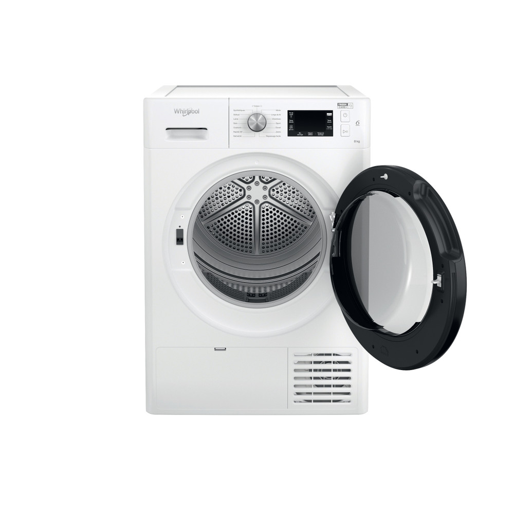 Whirlpool Sèche-linge FFT M22 8X3B FR Blanc Frontal open