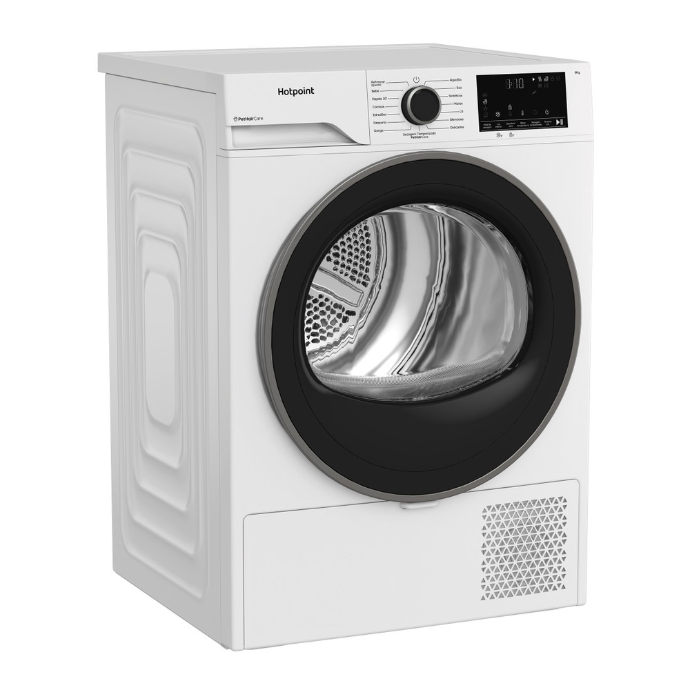 Hotpoint Secador C HD 84M WBS PT Branco Perspective