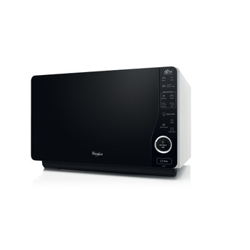 Whirlpool Four à micro-ondes Pose-libre MWF 421 SL Argent Électronique 25 Micro-ondes + gril 800 Perspective