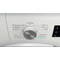 Whirlpool Kuivaava pesukone Vapaasti sijoitettava FFWDB 964369 WV EE Valkoinen Edestä täytettävä Perspective