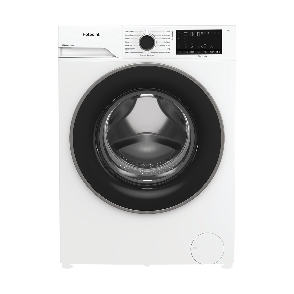 Hotpoint Lave-linge Pose-libre HB 123 CARE FR Blanc Lave-linge frontal A Frontal