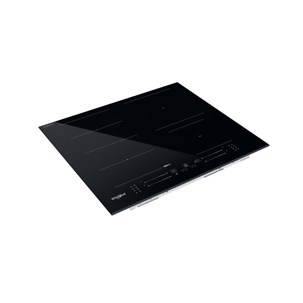 Whirlpool Plită WF S5060 CPBF Negru Induction vitroceramic Perspective