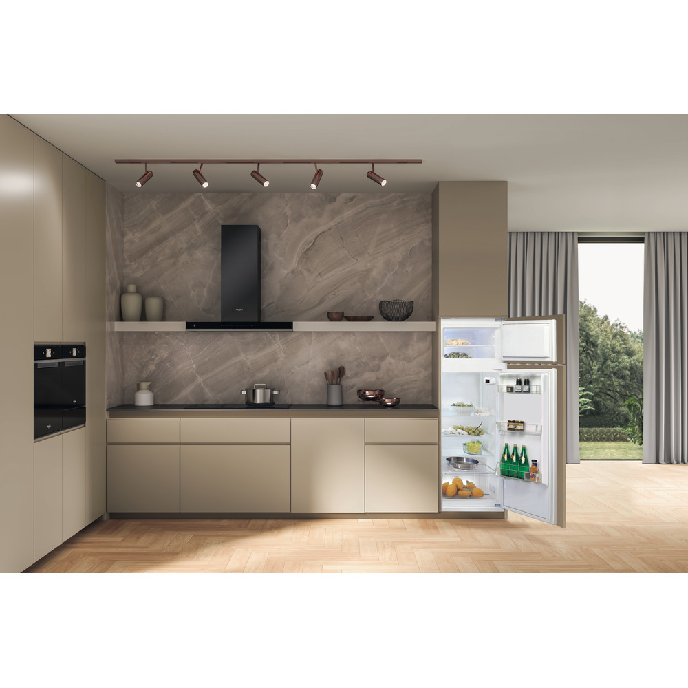 Whirlpool Hűtő/fagyasztó kombináció Beépíthető ART 3802 Acél 2 doors Lifestyle frontal open